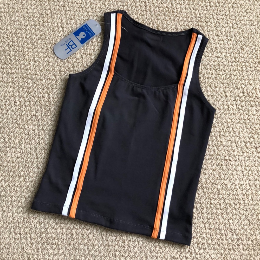 Blue Fish Work Out Top